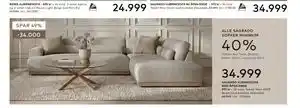Skeidar SAGRADO HJØRNESOFA MED ÅPEN ENDE tilbud