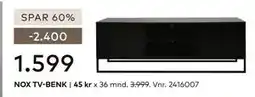 Skeidar NOX TV-BENK tilbud