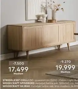 Skeidar WOODCRAFT SKJENK tilbud