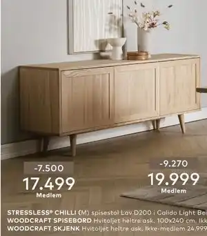 Skeidar WOODCRAFT SKJENK tilbud