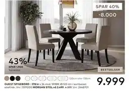 Skeidar GUEST SPISEBORD tilbud