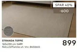 Skeidar STRANDA TEPPE tilbud