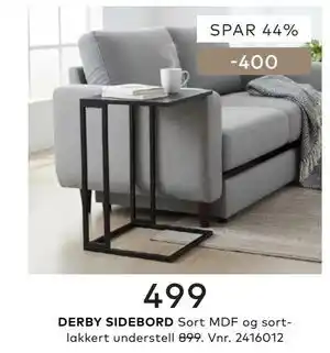 Skeidar DERBY SIDEBORD tilbud