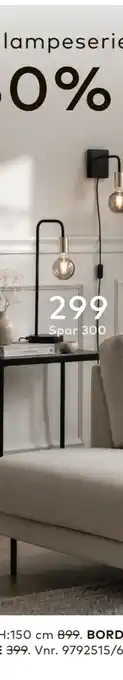 Skeidar BORDLAMPE tilbud