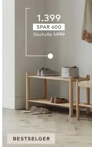 Skeidar Skohylle tilbud
