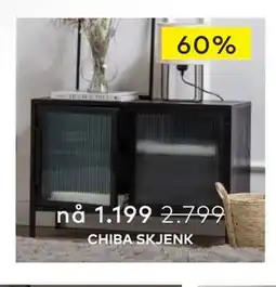 Skeidar CHIBA SKJENK tilbud
