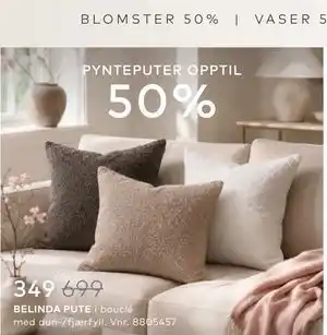 Skeidar BELINDA PUTE tilbud