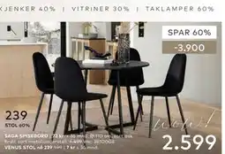 Skeidar SAGA SPISEBORD tilbud