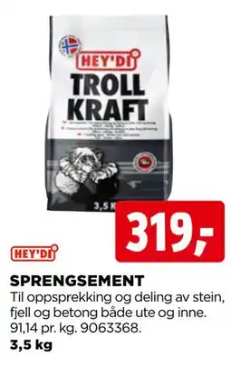 jem & fix SPRENGSEMENT tilbud