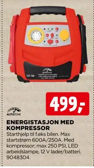 jem & fix ENERGISTASJON MED KOMPRESSOR tilbud