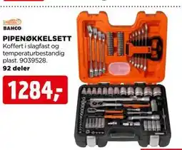 jem & fix PIPENØKKELSETT tilbud