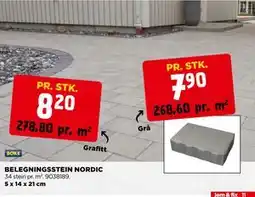 jem & fix BELEGNINGSSTEIN NORDIC tilbud