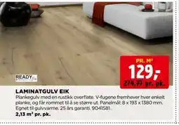 jem & fix LAMINATGULV EIK tilbud