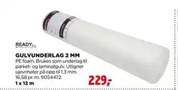 jem & fix GULVUNDERLAG 2 MM tilbud