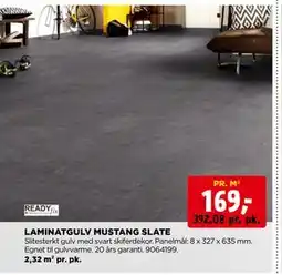 jem & fix LAMINATGULV MUSTANG SLATE tilbud