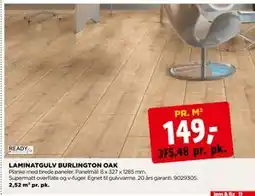 jem & fix LAMINATGULV BURLINGTON OAK tilbud