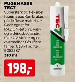 jem & fix FUGEMASSE TEC7 tilbud