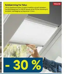 Maxbo Solskjerming fra Velux tilbud