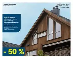 Maxbo Vindu og balkongdører tilbud