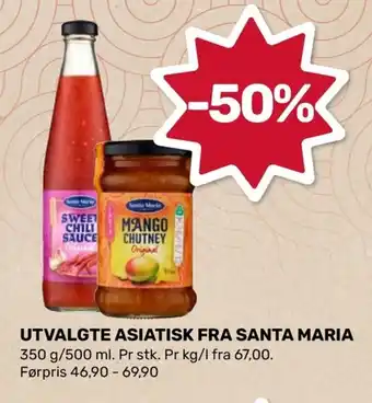 Utvalgte asiatisk fra santa maria