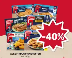 Coop Marked Alle findus fiskeretter tilbud