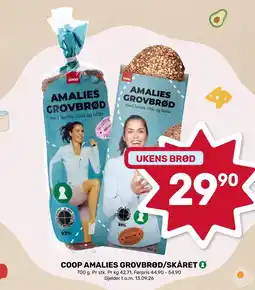 Coop Marked Coop amalies grovbrød/skåret tilbud