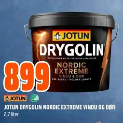 Coop Obs Jotun drygolin nordic extreme vindu og dør tilbud