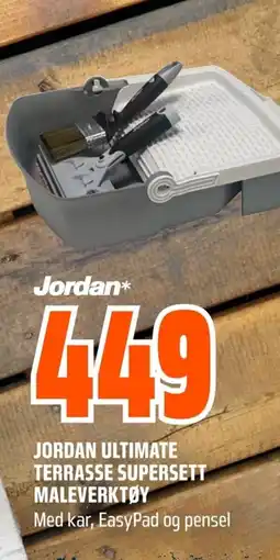 Coop Obs Jordan ultimate terrasse supersett maleverktøy tilbud