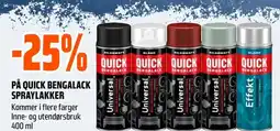 Coop Obs På quick bengalack spraylakker tilbud