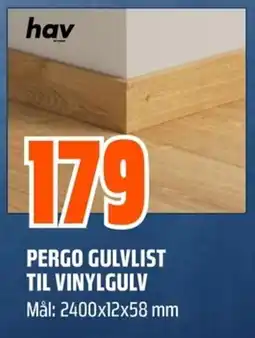 Coop Obs PERGO GULVLIST TIL VINYLGULV tilbud