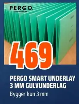 Coop Obs Pergo smart underlay 3 mm gulvunderlag tilbud