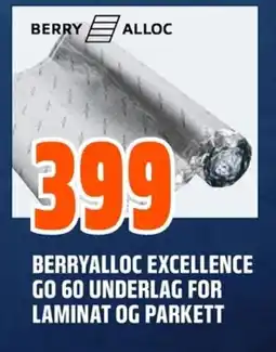 Coop Obs Berryalloc excellence go 60 underlag for laminat og parkett tilbud
