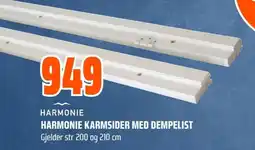 Coop Obs Harmonie karmsider med dempelist tilbud