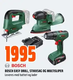Coop Obs Bosch easy drill, stikksag og multisliper tilbud