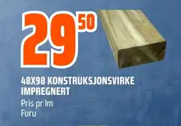 Coop Obs 48x98 konstruksjonsvirke impregnert tilbud