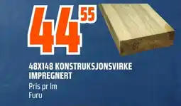 Coop Obs 48x148 konstruksjonsvirke impregnert tilbud