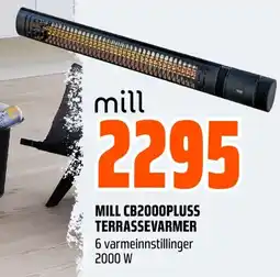 Coop Obs MILL CB2000PLUSS TERRASSEVARMER tilbud