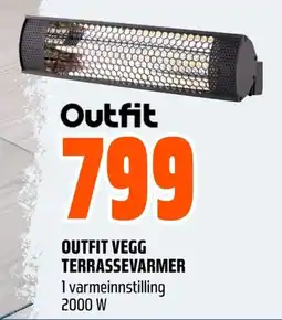 Coop Obs Outfit vegg terrassevarmer tilbud