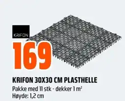 Coop Obs KRIFON 30X30 CM PLASTHELLE tilbud