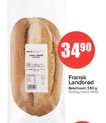 Spar Fransk Landbrød tilbud