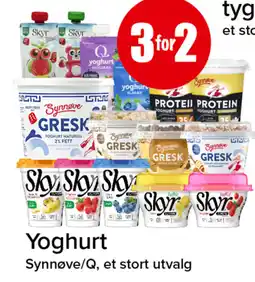 Eurospar Synnøve/Q Yoghurt tilbud