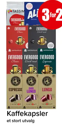 Eurospar Kaffekapsler tilbud