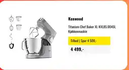 Skousen Kenwood Titanium Chef Baker XL KVL85.004SI, Kjøkkenmaskin tilbud