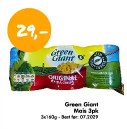 Havaristen Green Giant Mais 3pk tilbud
