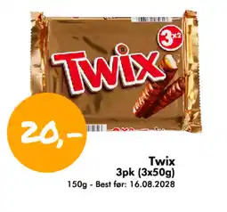Havaristen Twix tilbud