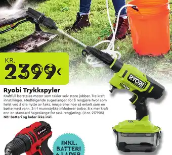 Ryobi Trykkspyler