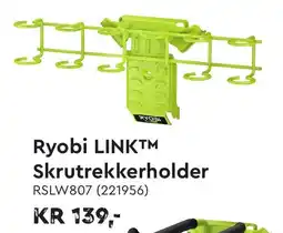 Mekk Ryobi LINK Skrutrekkerholder tilbud