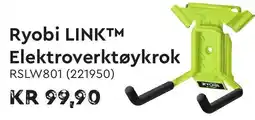 Mekk Ryobi LINK™Elektroverktøykrok tilbud