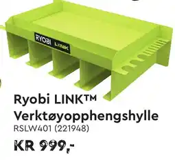 Mekk Ryobi LINK™ Verktøyopphengshylle tilbud