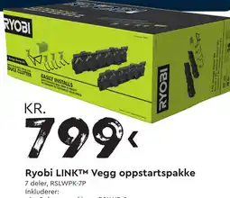 Mekk Ryobi LINK™ Vegg oppstartspakke tilbud